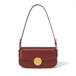 Evening Bags 2023 Trend Women Underarm Bag Female Small Wedding Flap Shoulder Lady Retro Split Leather Square Box Messenger Tote