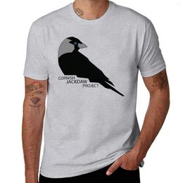 Men's Polos Cornish Jackdaw Project - Logo T-Shirt Graphic T Shirts Animal Print Shirt For Boys Graphics Fitted Men