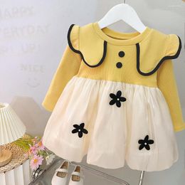 Girl Dresses Baby Spring And Autumn 2023 Foreign Style Dress For Girls Clothes Wholesale