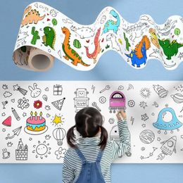 Learning Toys Childrens Graffiti Picture Scroll Colouring Three Metre Long Pattern Not Repeated Dirty Wall Can Be Atta 231007