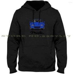 Men's Hoodies Mx5 Miata Na Blue Streetwear Hoodie Sweatshirt Jdm Roadster