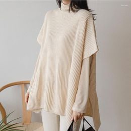 Women's Sweaters 2023 Spring Retro Japanese Korean Waistcoat With A V-neck Vest Lazy Sweater Loose Solid Colour