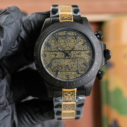 Designer Watch Automatic Mechanical Retro carving Watches 40mm Sapphire Wristwatch Montre de Luxe