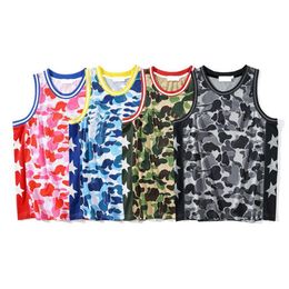 Men Casual Camouflage Tracksuits Fashion Shorts Fitness Gym Vest Elastic Pants Man Graphic Tees Stylish Sleeveless Suits M-3XL216J