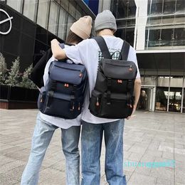 Trendy Backpack Men's Workwear Functional Leisure Travel Bag Street Simple Computer Backpack