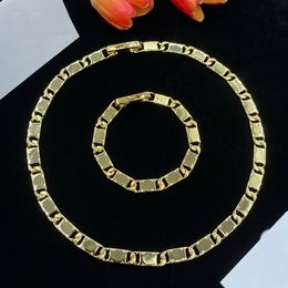 Gold Thick Chain Necklace For Women Men Gold Silver Couple Bracelet Choker Necklaces Luxury Jewelrys Party Gift Hiphop Rock Punk Designers With Box LVS26 --010