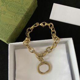 Luxury designer Bracelet g double Bracelets for Women Men Vintage Jewelry Charms Chain Gifts Women High Quality Bracelets