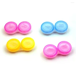 Fashion Accessories Lens Cases Colour Send Randomly Coded L&R Soaking Storage Double-box Eye Care Box