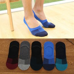 High Quality Cotton Men Socks Men's Short Low Cut Crew Socks Patchwork Fashion Male Casual Ship Short No Show Socks220t