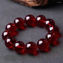 Jewellery Pouches Amber Beeswax 6A-level Clean-hole Blood Pearl Single-ring Bracelet Multi-ring Palm-red