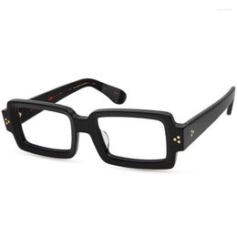 Sunglasses Evove Thick Black Eyeglasses Frame Male Women Acetate Tortoise Glasses Reading/myopia Optical Lens Reading Spectacles