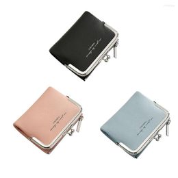 Wallets Foldable Leather Wallet Banquet Change Purse Card Holder Bag Billfold