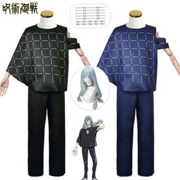 Jujutsu Kaisen Mahito Cosplay Costumes Anime Wig Top Pants Full Set Halloween Costume for Mencosplay
