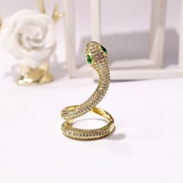 Fashion Brand Band Ring Punk Silver Rose Gold Stainless Steel Green Amber Spike Rings Jewelry For Men Women291W