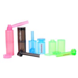 Top puff Acrylic Hookah Bong Water Pipe Philtre Chamber Toppuff 214mm Height Travel Smoking Pipes Device