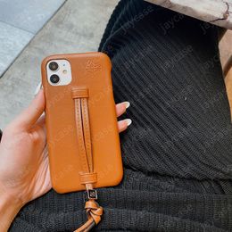 For IPhone 15 Phone Case Designer Caramel Leather Phonecase Fashion Cube Armband Cover Shell For IPhone 14 Pro Max Plus 14 13 12 11 New -5