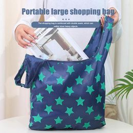 Storage Bags Bag 6Pcs Grocery With Handles Reusable Foldable Washable Heavy-Duty Polyester Cloth Shopping Tote Travel Use