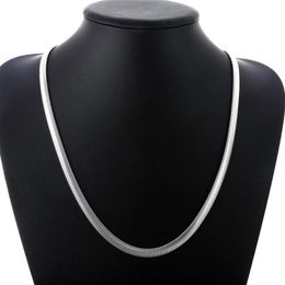 Hermosa 6mm Snake Chain Necklace Choker Necklaces Modern Beauty 16'' '18'' 20'' 22'' 211K