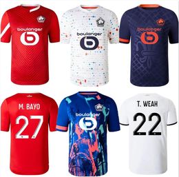 2023 2024 LOSC Lille soccer jerseys home away 3th 4th CABELLA J DAVID FONTE BAMBA OUNAS football shirt Lille Olympique M.BAYO maillot Men Equipment 23 24 season jersey