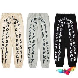 New Jogging Pants Men Women High Quality Sunday Service Jogging Pants Holy Spirit Trust God Joggers Pants Cpfm T220721311S