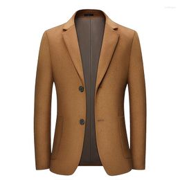 Men's Suits 2023 High-quality Fashion Single West Wool Handsome Coat Korean Version Slim Suit Small Top Will Wear