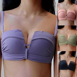 Yoga Outfit Women's Bra Gathered Breathable Comfortable Skin Friendly Soft Underwear Pack Sports Bras For Women