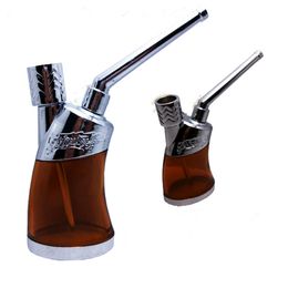 High Quality Portable Hookah Smoking Pipes Recycle Cleanable Cigarette Filter Health Metal Tube Hookah Filtration Outdoor Tools