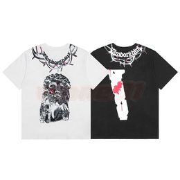 Designer Mens Summer T Shirt Designer Men Womens Hip Hop Big V Print Tees Couples Fashion Trend Short Sleeve Tops Size S-XL172t