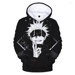 Men's Hoodies Anime Jujutsu Kaisen 3D Print Sweatshirts Men/Women Fashion Streetwear Autumn Plus Size Clothes Coat