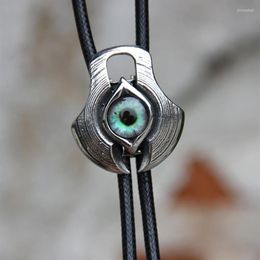 Bow Ties Original Designer Bolotie Stainless Steel Resin Eye Bolo Tie For Men Personality Neck Fashion Accessory287l