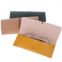 Fashion Accessories 1PCS PU Leather Cover Portable Drawstring Soft Glasses Pouch Sunglasses Case For Women Men Bag