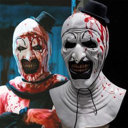 Joker Art Masks Cosplay Bloody Terrifier Art Creepy Horror Demon Evil Joker Masks Halloween Party Costume Propscosplay