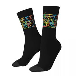 Men's Socks Just Bike Colourful Harajuku Sweat Absorbing Stockings All Season Long Accessories For Man's Woman's Gifts