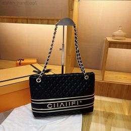 2023 Women's bag Luxury Designer women's handbag Diamond Gotot Bag Metal letter shoulder bag Large capacity shopping bag crossbody bag purse