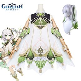 Nahida Cosplay Genshin Impact Cosplay Costume Girl Dresses Uniform Suits Wig Accessories Halloween Costume for Women Kidscosplay