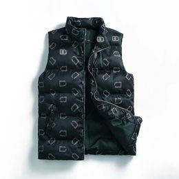 Дизайнер вниз жилет Новый стильный 2024 Осенний зимний теплый пиджак для жилета для мужчин Слим Фат Жилет.