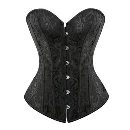 Bustiers & Corsets Caudatus Vintage And Plus Size Flower Print Bridal Bustier Corset Push Up Victorian Corselet Overbust Burlesque266l