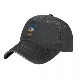 Ball Caps Adventure Awaits At Baldur's Gate Unisex Baseball Cap BG3 Distressed Denim Washed Hats Vintage Outdoor Workouts Soft Sun