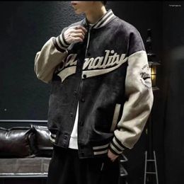 Men's Jackets Men Retro Jacket Trendy Pilot Loose Fitting Baseball Ins Spring Autumn American Veste De Homme Coat Clothing