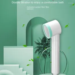 Bath Accessory Set Handheld Water Purification Shower In The Bathroom Filtered Pressurised Circular Philtre Nozzle