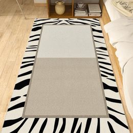 Carpets Living Room Carpet Bedside Long Rug Sofa Mat Modern Loop Pile Home Decor Luxury Lounge Fluffy Plush Non-Slip Bedroom 60x160