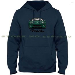 Men's Hoodies Mx5 Miata Nc - Nc1 Green Streetwear Hoodie Sweatshirt Jdm Roadster