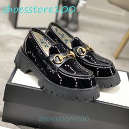 designer Dress shoes Women Casual Monolith Triangle Logo Black Leather Shoes Increase Platform Sneakers Cloudbust Classic Patent Matte Loafers Trainers