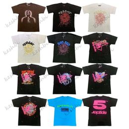 Designer Fashion Young Thug T Shirt Star Sp5der 555555 Men's Women's Tshirts Hip Hop Streetwear T-shirt236T