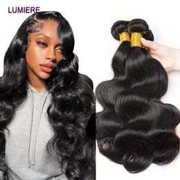 Lace s 840" Body Wave Bundles Brazilian Hair Weave 134 PCS Raw Human Deal Remy Lumiere 231007