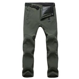 Men's Pants Winter Men Windproof Snowboard Ski Male Outdoor Snow Camping Hiking Fleece Warm Waterproof Breathable Trousers2688