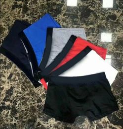 Mens Underwear Boxers Soft underpants letter Boxer Comfortable paris short pants Random Color a2