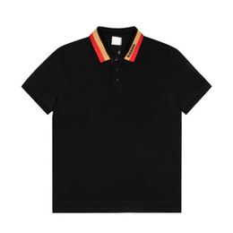 London England Letter Knitting Short Sleeve Tee Polo Fashion T-Shirt Man Women Summer Casual FZTX1883229T