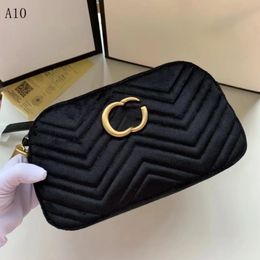 Women designer camera bag fashion velvet bag high quality chain bag shoulder bag size 24cm