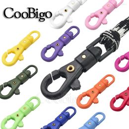 Keychains Swivel Key Holder Keychain Keyring Keyfob Snap Hook Lobster Clasp Clip For DIY Craft Gift Accessories Plastic Colourful 10pcs